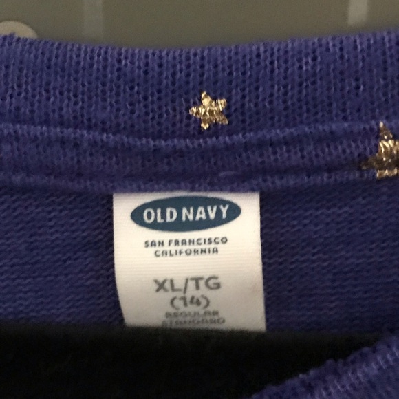 🌸 3/$20 Old Navy Girls Long Sleeve Top XL 14 - Picture 2 of 3